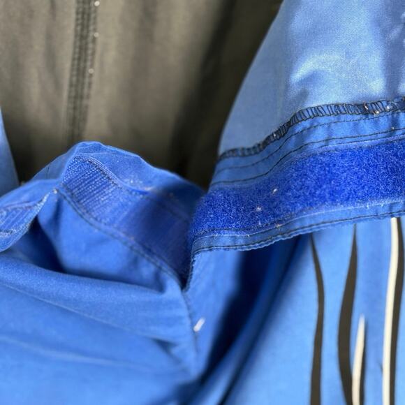 No Boundaries 2010s Size 36 Blue Black Flame Print Polyester Men’s Swimtrunks - Picture 8 of 14